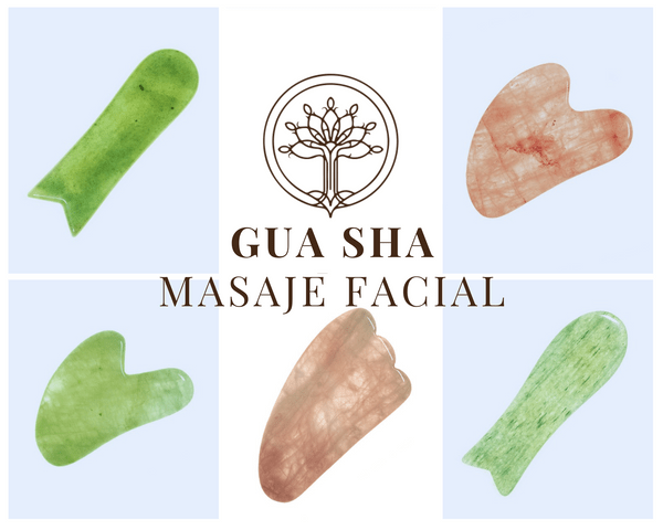 Piedras de Gua Sha de diferentes formas