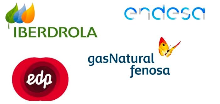 Logotipos de compañías energéticas con tarifa regulada