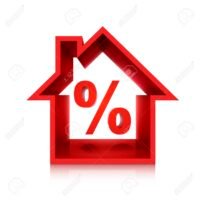 graphic for real estate business, 3d percentage