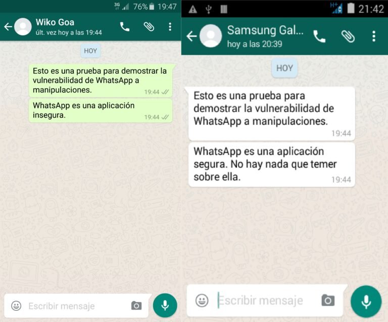 Se puede rastrear el origen de un mensaje de WhatsApp