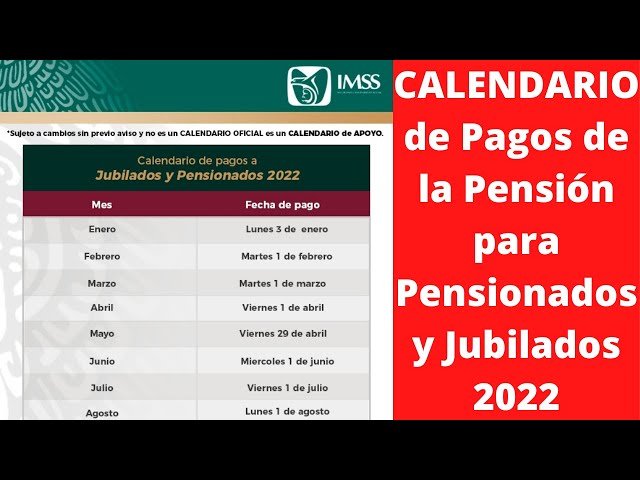 Cuándo depositan la pensión del IMSS en 2023: Fechas clave