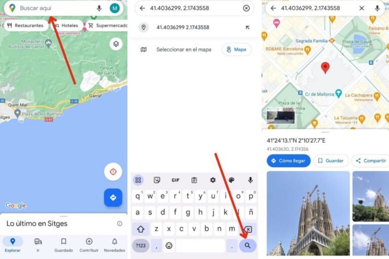 Cómo obtener coordenadas en Google Maps desde Android