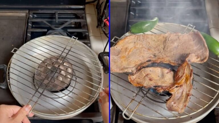 Cómo usar una parrilla para asar carne en la estufa