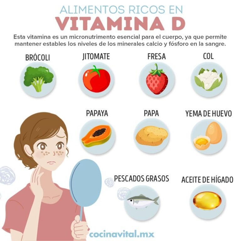 Qué frutas o verduras contienen vitamina D