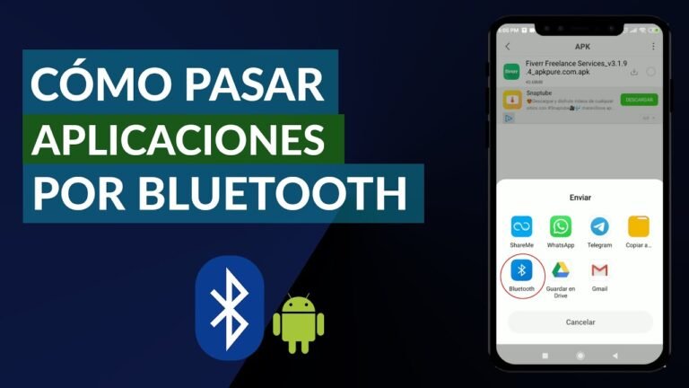 Cómo pasar aplicaciones por Bluetooth en Android