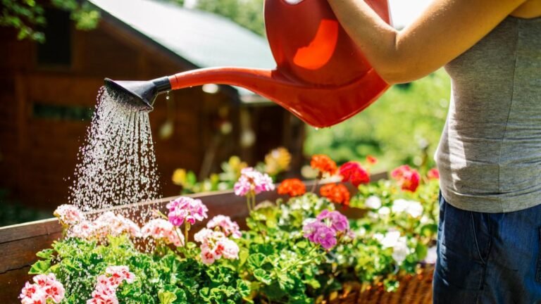 Conoce cómo se riega adecuadamente tus plantas y jardín
