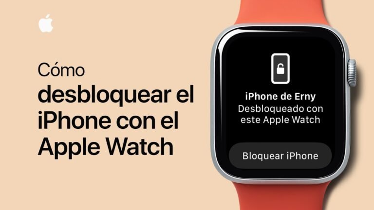 Cómo desbloquear un iPhone con un Apple Watch