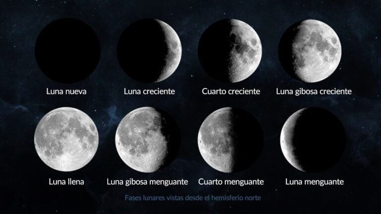 Cómo es el calendario de fases de la luna para este año