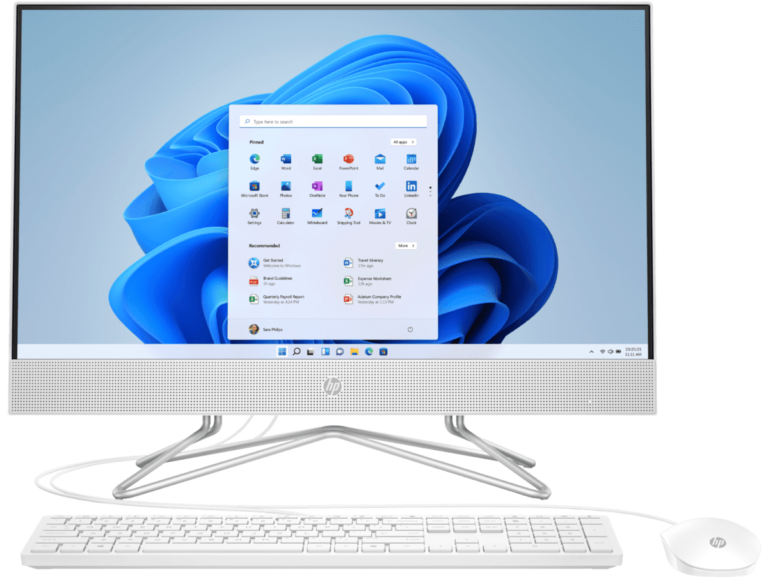 Qué características tiene la HP All-in-One PC con pantalla táctil