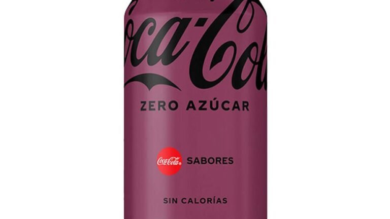 Qué ingredientes tiene la Coca Cola sin azúcar en lata