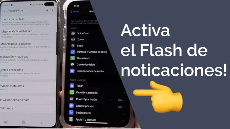 Cómo activar el flash para llamadas y mensajes en iPhone