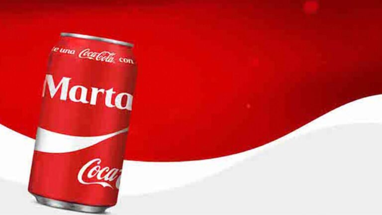 Cómo personalizar latas de Coca Cola con tu nombre