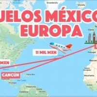 mapa-con-vuelos-desde-mexico-a-europa