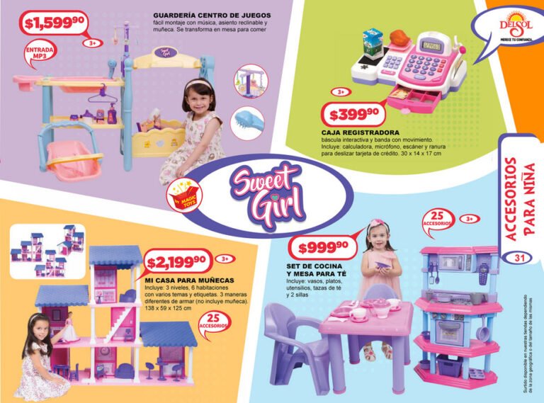 Dónde comprar juguetes Del Sol para niñas en México