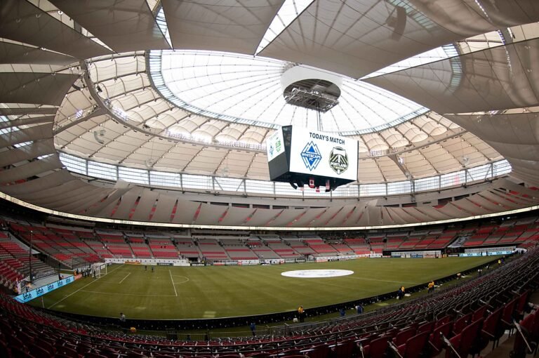 Qué eventos se celebran en el BC Place Stadium en Vancouver, Canadá