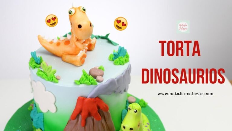 Cómo hacer un pastel de dinosaurio para niño: Guía fácil