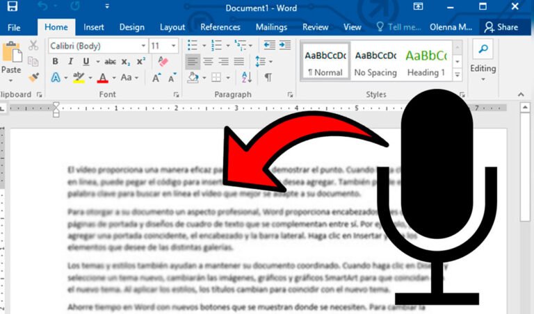 Cómo activar y usar el dictado por voz en Microsoft Word