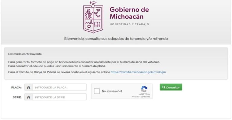 Consultar adeudo de placas en Michoacán: Guía rápida