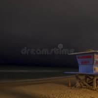 playas-de-miami-beach-vacias-de-noche