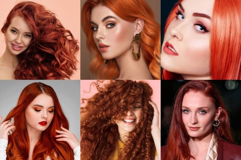 Cuáles son los tonos de rojo para el cabello y sus nombres