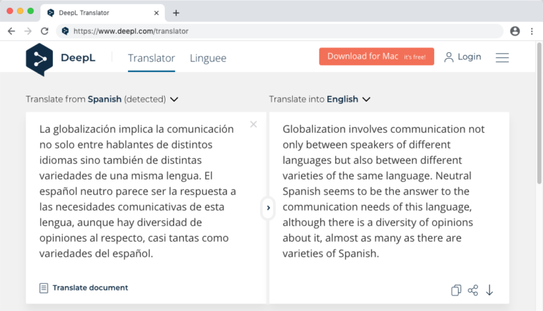 Cuál es el mejor traductor de español a inglés en 2023
