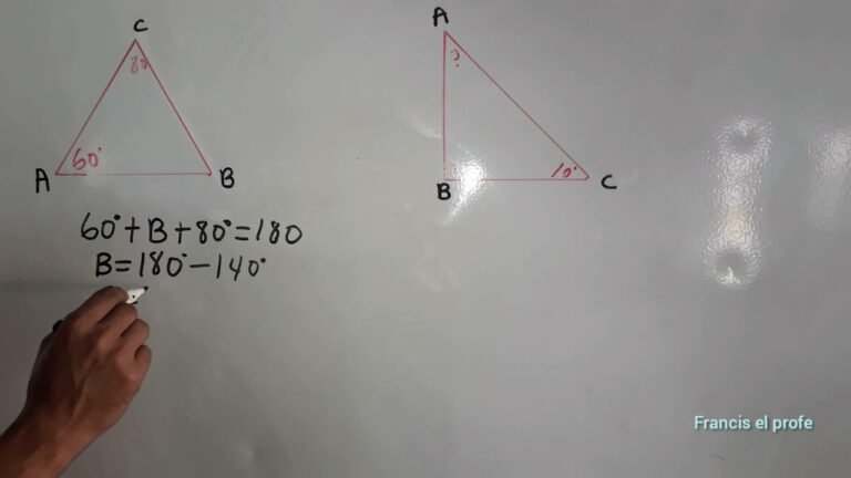 Cómo encontrar los valores faltantes en un triángulo