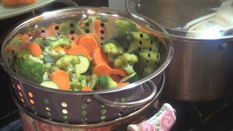 Cómo cocer verduras al vapor sin vaporera en casa